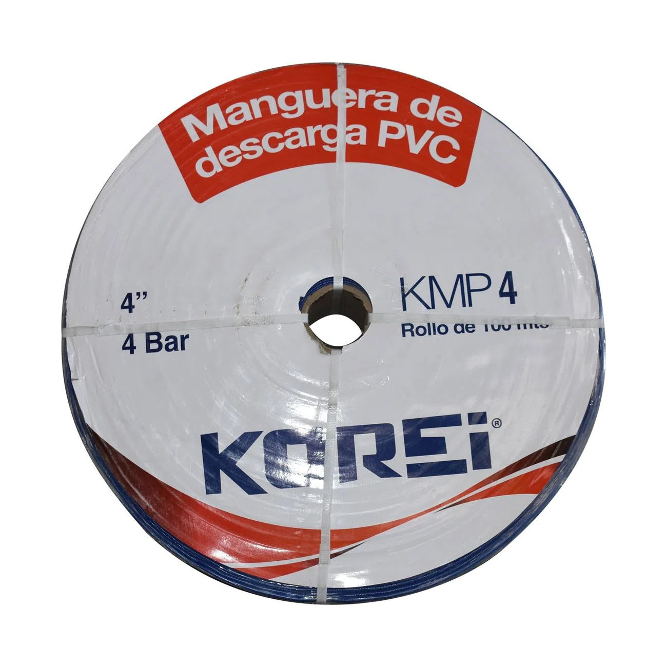 Manguera Plana De Descarga De 4 Pulgadas De 100M KOREI KMP4
