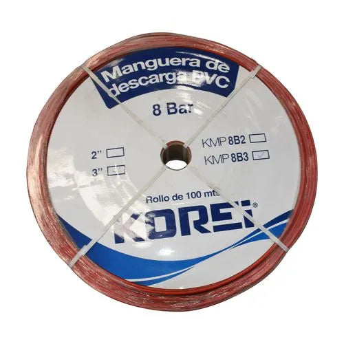 Manguera Plana De Descarga De 3 Pulgadas De 100M 8BAR KOREI KMP8B3
