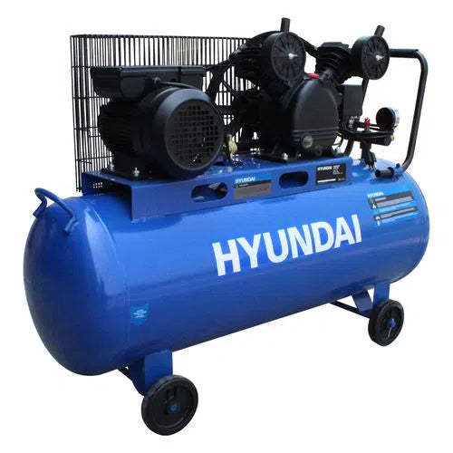 Compresor De Aire ElŽctrico 2Hp 110V De 100L Con Cabezal De 1 Piston Para Banda Y Presi—n M‡xima De 115Psi HYUNDAI HYAC100C