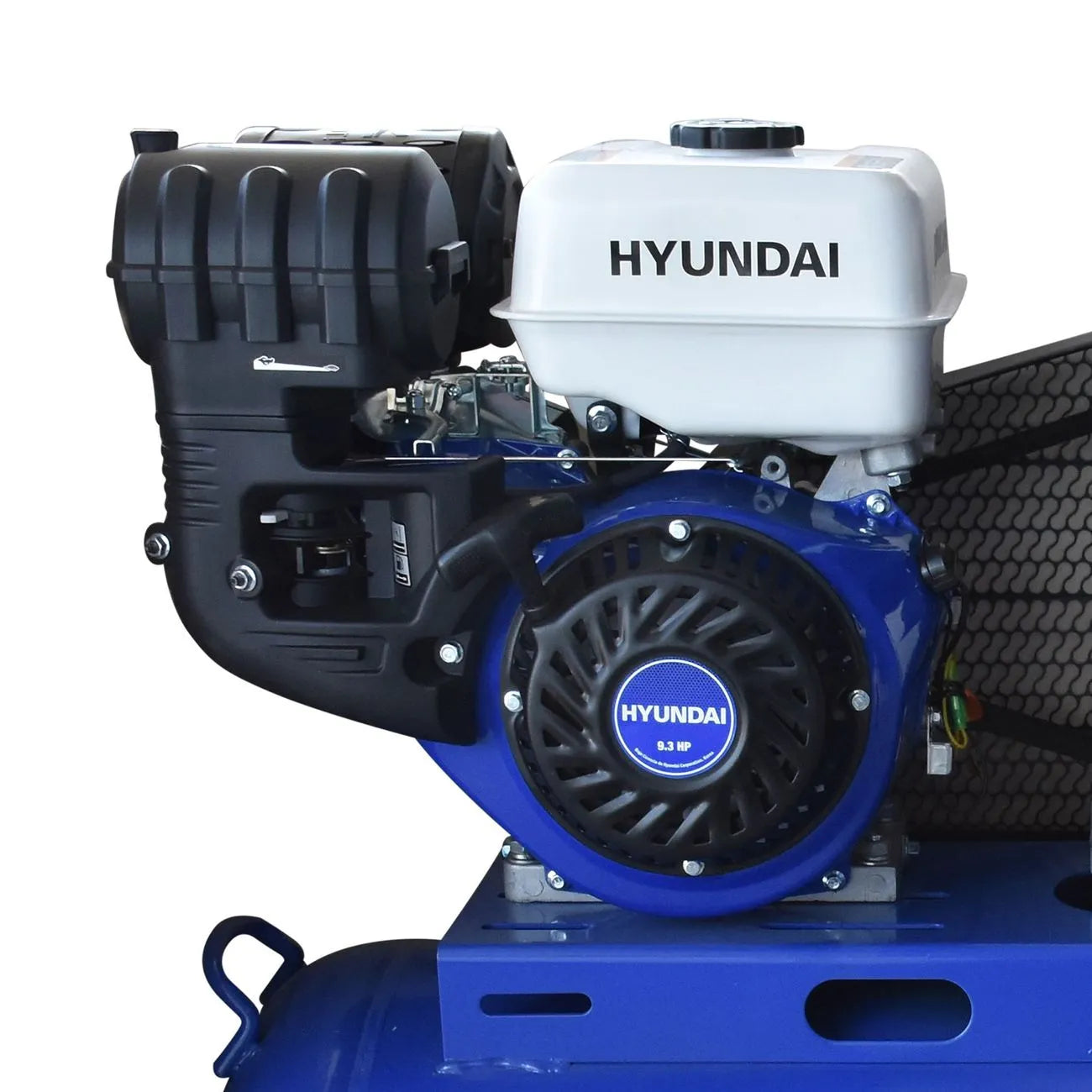 Compresor De Aire Motor A Gasolina 9.3Hp De 200L Con Cabezal De 2 Pistones Para Bandas Y Presi—n M‡xima De 115Psi HYUNDAI HYAC209G