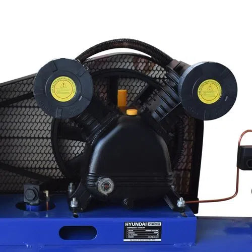 Compresor De Aire Motor A Gasolina 9.3Hp De 200L Con Cabezal De 2 Pistones Para Bandas Y Presi—n M‡xima De 115Psi HYUNDAI HYAC209G