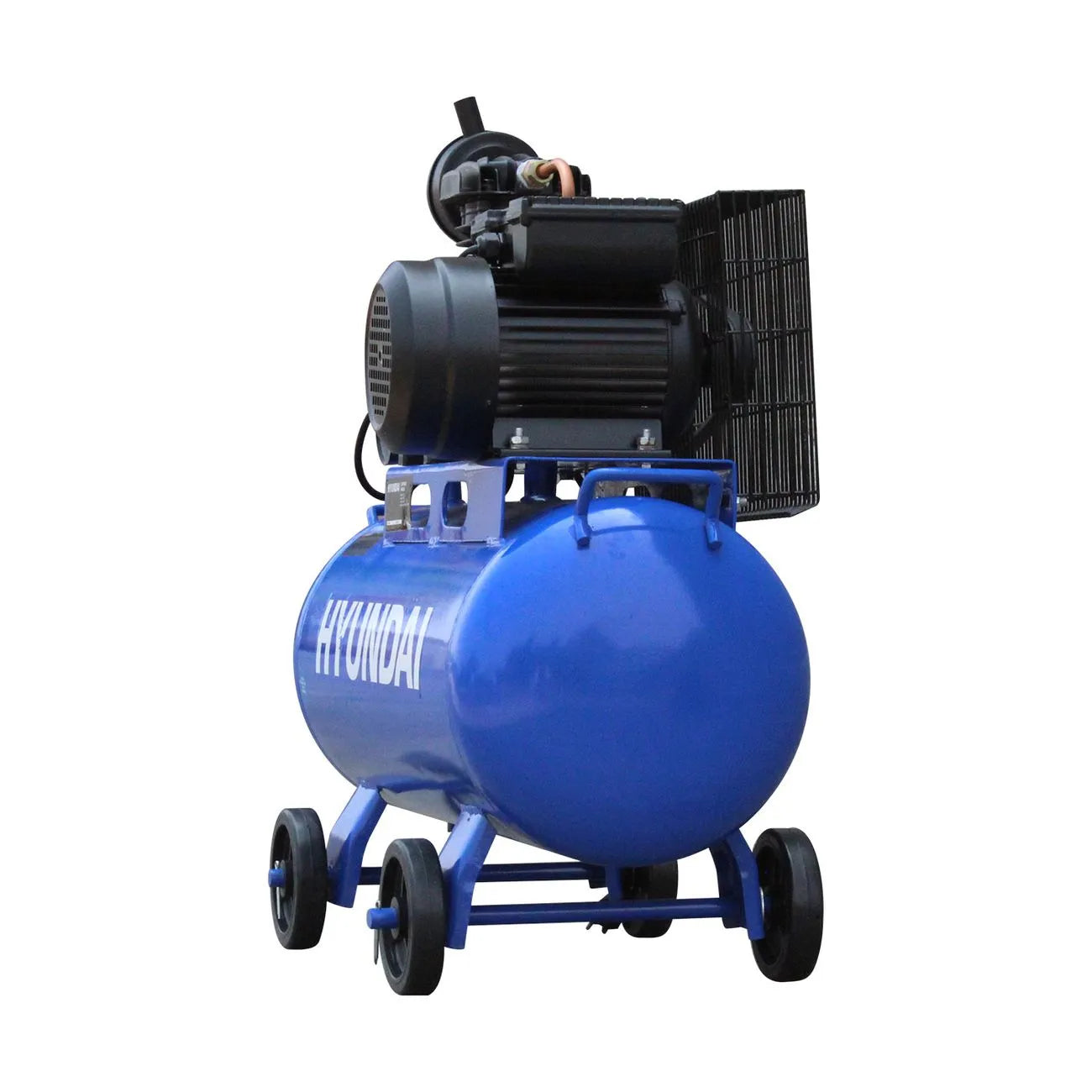Compresor De Aire ElŽctrico 1Hp 110V De 50L Con Cabezal De 1 Piston Para Banda Y Presi—n M‡xima De 115Psi HYUNDAI HYAC50C