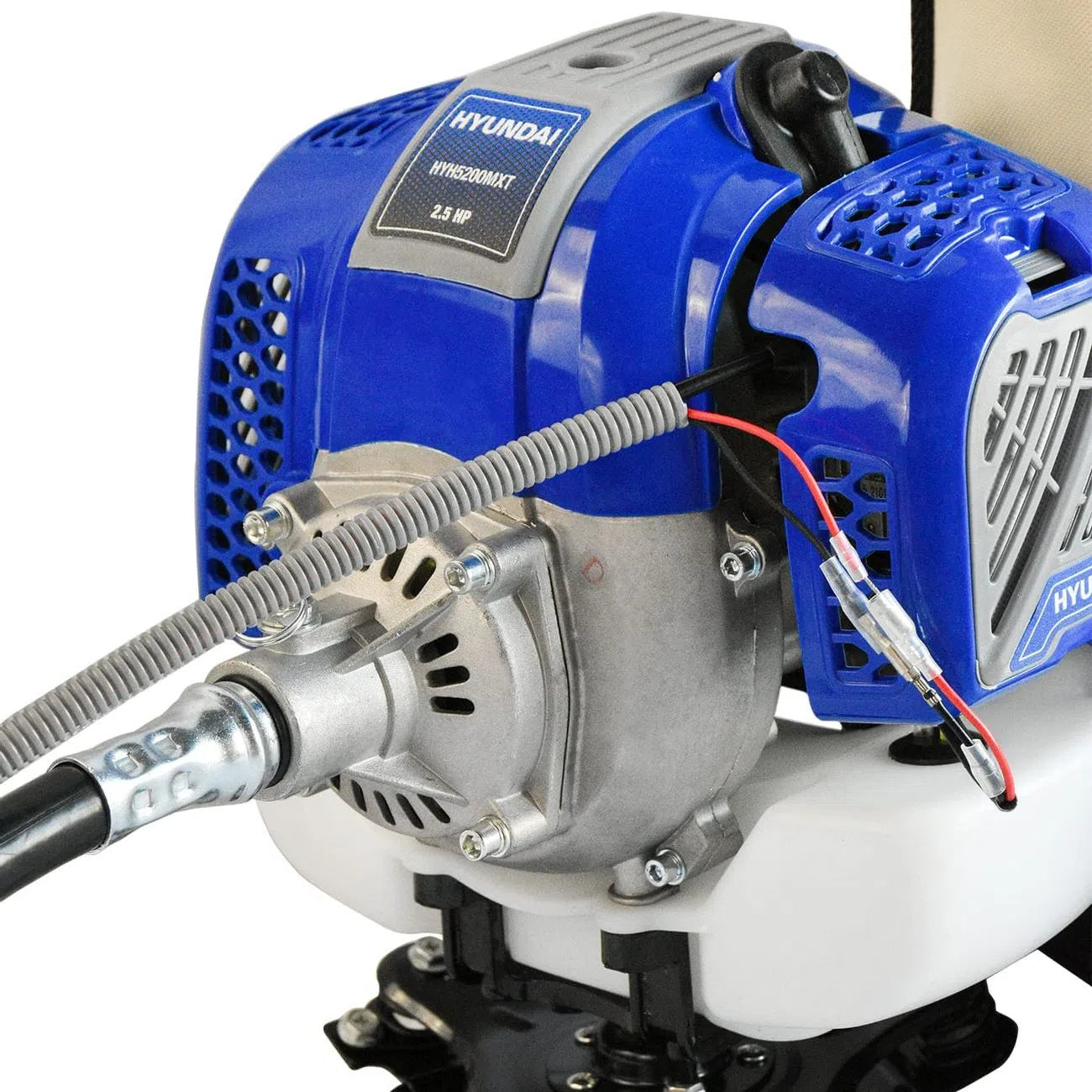 Desbrozadora Desmalezadora Profesional De Mochila Motor De Gasolina 52CC 2.5 Hp De 2 Tiempos Eje Flexible Cabezal Cuchilla HYUNDAI HYH5200MXT