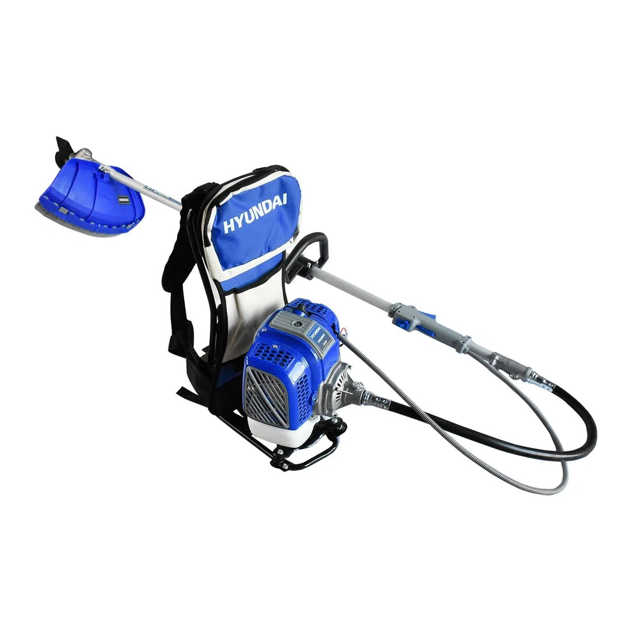 Desbrozadora Desmalezadora Profesional De Mochila Motor De Gasolina 52CC 2.5 Hp De 2 Tiempos Eje Flexible Cabezal Cuchilla HYUNDAI HYH5200MXT