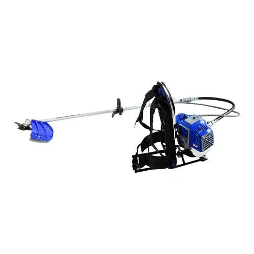 Desbrozadora Desmalezadora Profesional De Mochila Motor De Gasolina 52CC 2.5 Hp De 2 Tiempos Eje Flexible Cabezal Cuchilla HYUNDAI HYH5200MXT