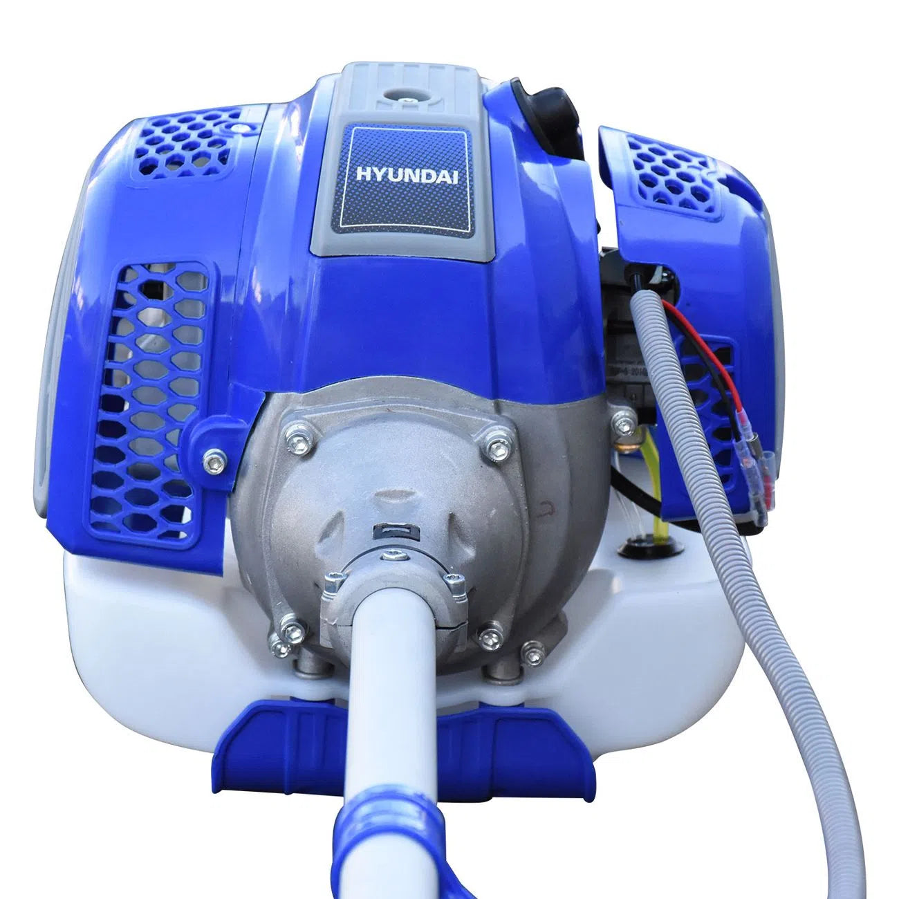 Desbrozadora Desmalezadora Profesional Motor De Gasolina 52CC 2.5 Hp De 2 Tiempos Transmision Recta Cabezal Cuchilla Disco Arnes HYUNDAI HYH52XT