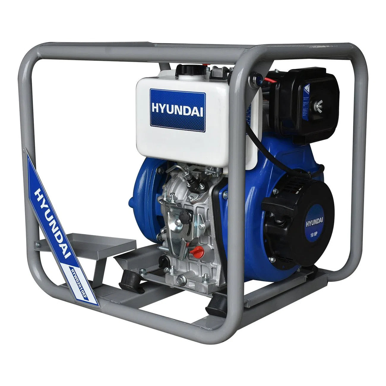 Motobomba Alta Presion A Diesel 10Hp 4 Tiempos Diametro De Succion Y Descarga 2" HYUNDAI HYWD2010EF