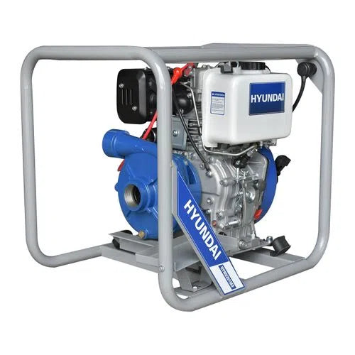 Motobomba Alta Presion A Diesel 10Hp 4 Tiempos Diametro De Succion Y Descarga 2" HYUNDAI HYWD2010EF