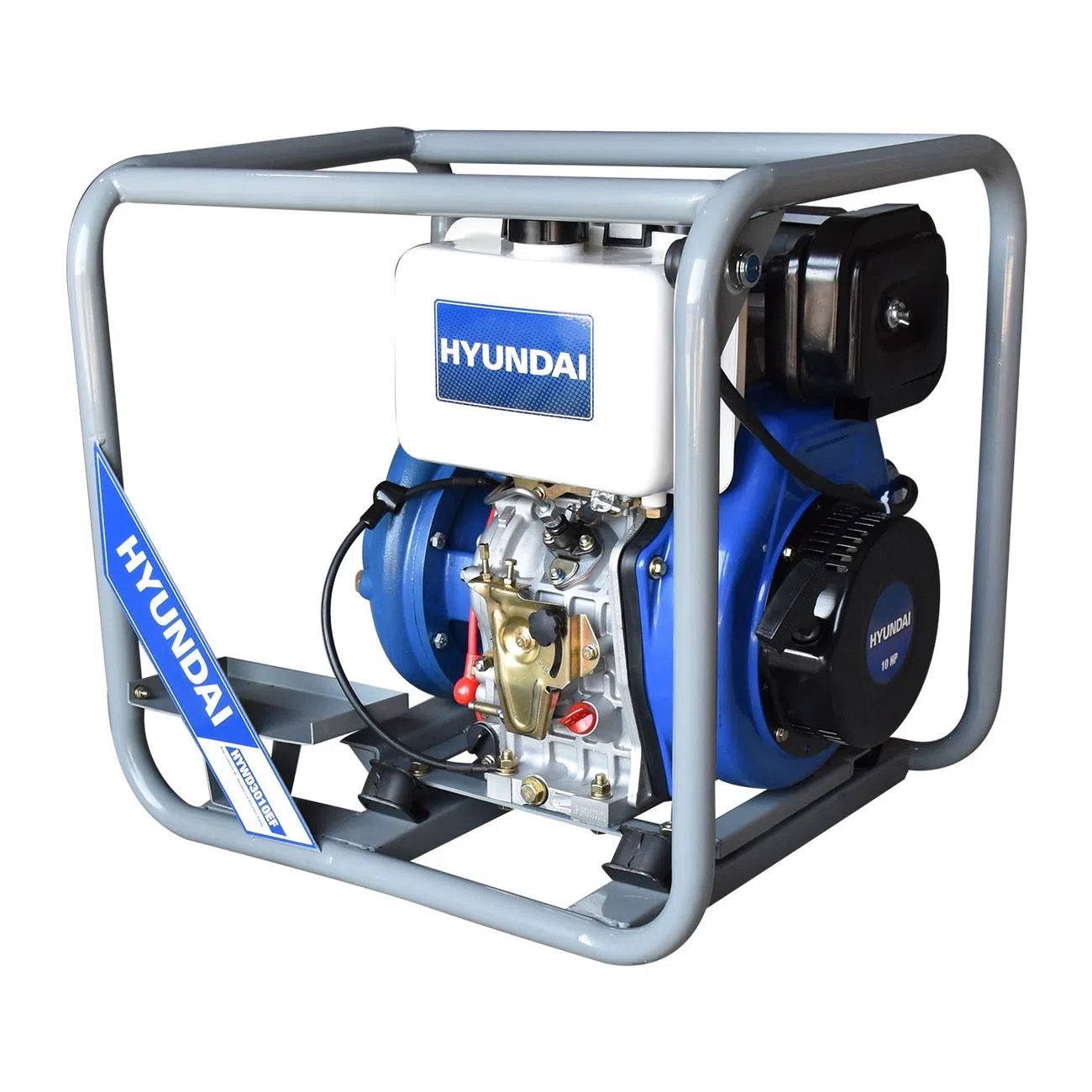 Motobomba Alta Presion A Diesel 10Hp 4 Tiempos Diametro De Succion Y Descarga 3" HYUNDAI HYWD3010EF