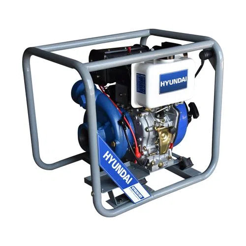 Motobomba Alta Presion A Diesel 10Hp 4 Tiempos Diametro De Succion Y Descarga 3" HYUNDAI HYWD3010EF