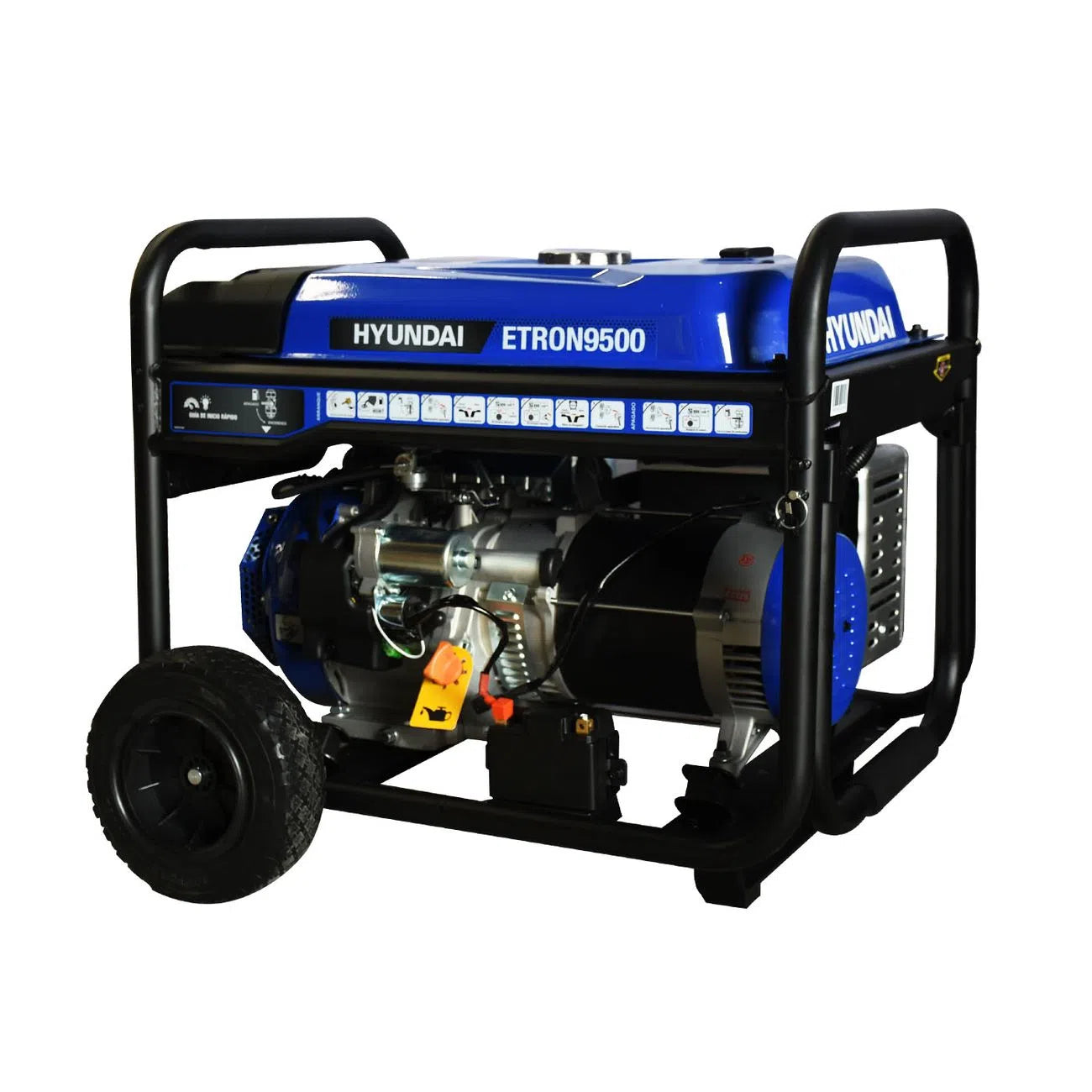 Generador Motor A Gasolina 18Hp Potencia Maxima 9000W Potencia Nominal 8500W 110V/220V HYUNDAI ETRON9500