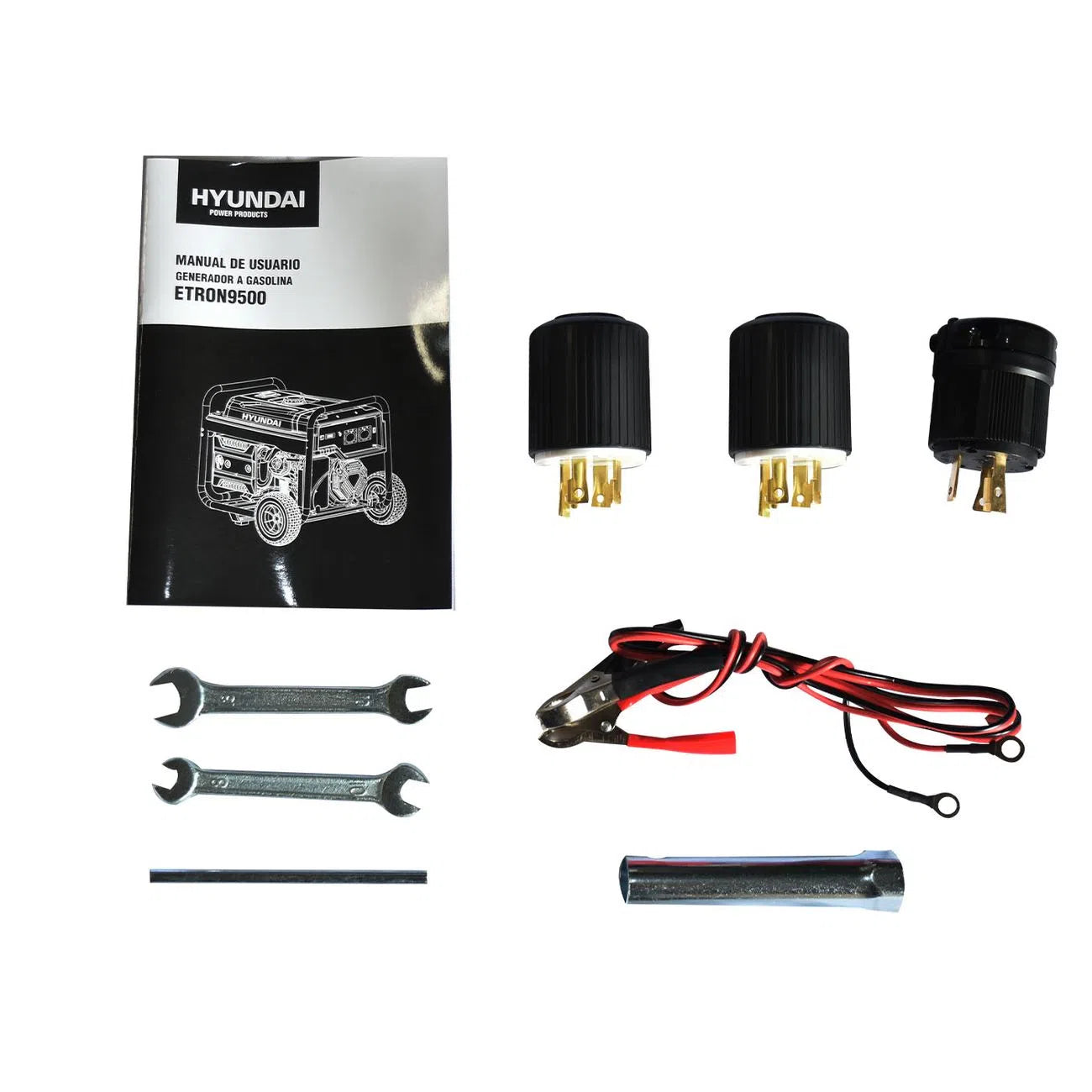 Generador Motor A Gasolina 18Hp Potencia Maxima 9000W Potencia Nominal 8500W 110V/220V HYUNDAI ETRON9500