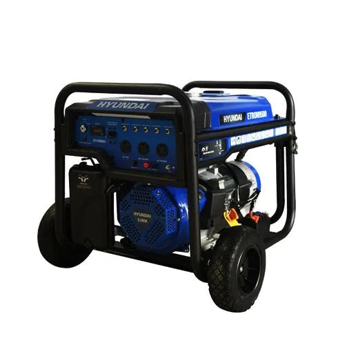 Generador Motor A Gasolina 18Hp Potencia Maxima 9000W Potencia Nominal 8500W 110V/220V HYUNDAI ETRON9500