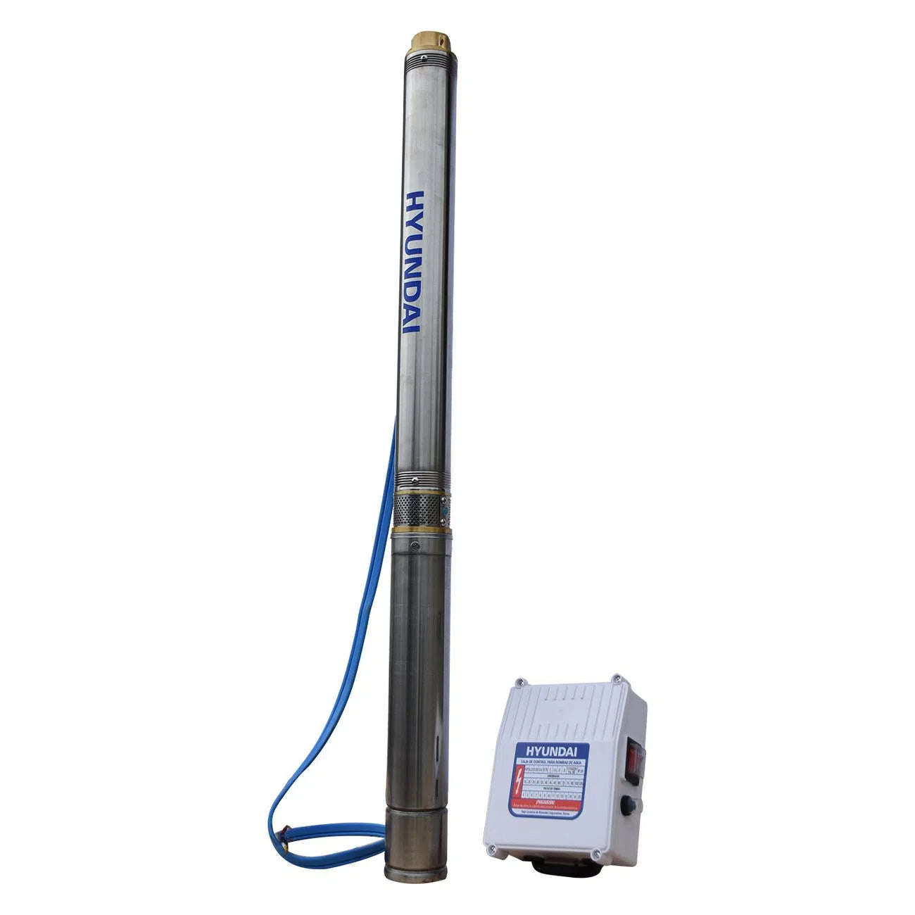Bomba Sumergible Para Pozo De 1Hp Altura 113M Descarga 55L/Min Salida 1 1/4" HYUNDAI HYWP1030G