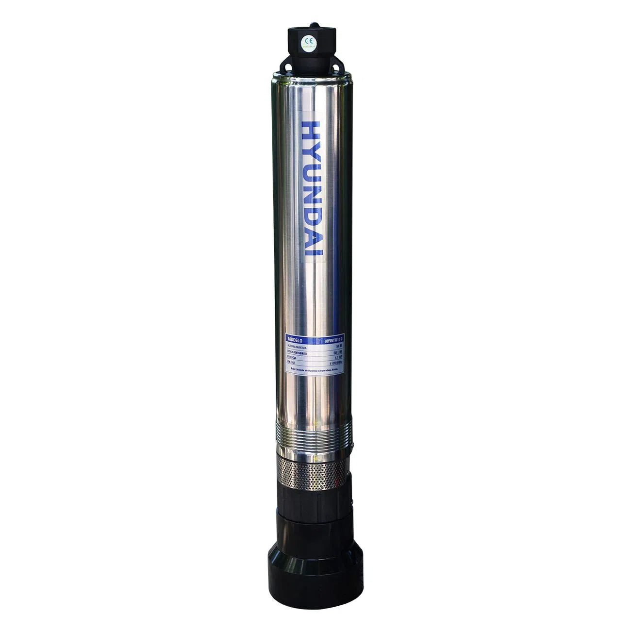 Bomba Sumergible Para Pozo De 1.1Hp Altura 58M Descarga 98L/Min Salida 1 1/4" HYUNDAI HYWTR110