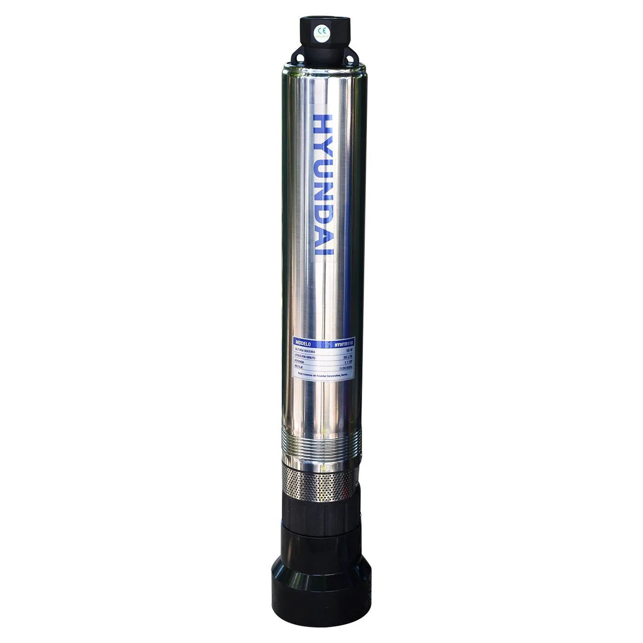 Bomba Sumergible Para Pozo De 3/4Hp Altura 50M Descarga 98L/Min Salida 1 1/4"" HYUNDA HYWTR75