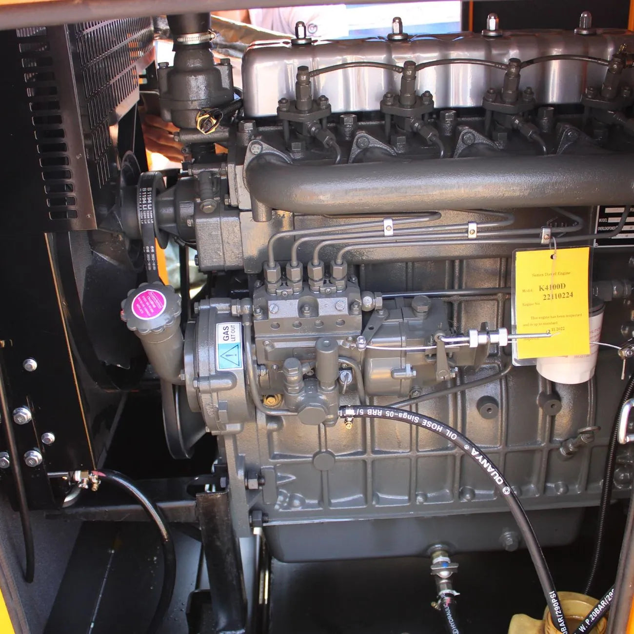 Generador Estacionario Trifasico Motor Ricardo Cabina Acustica 20kw/25kva TDK TDKGE25K