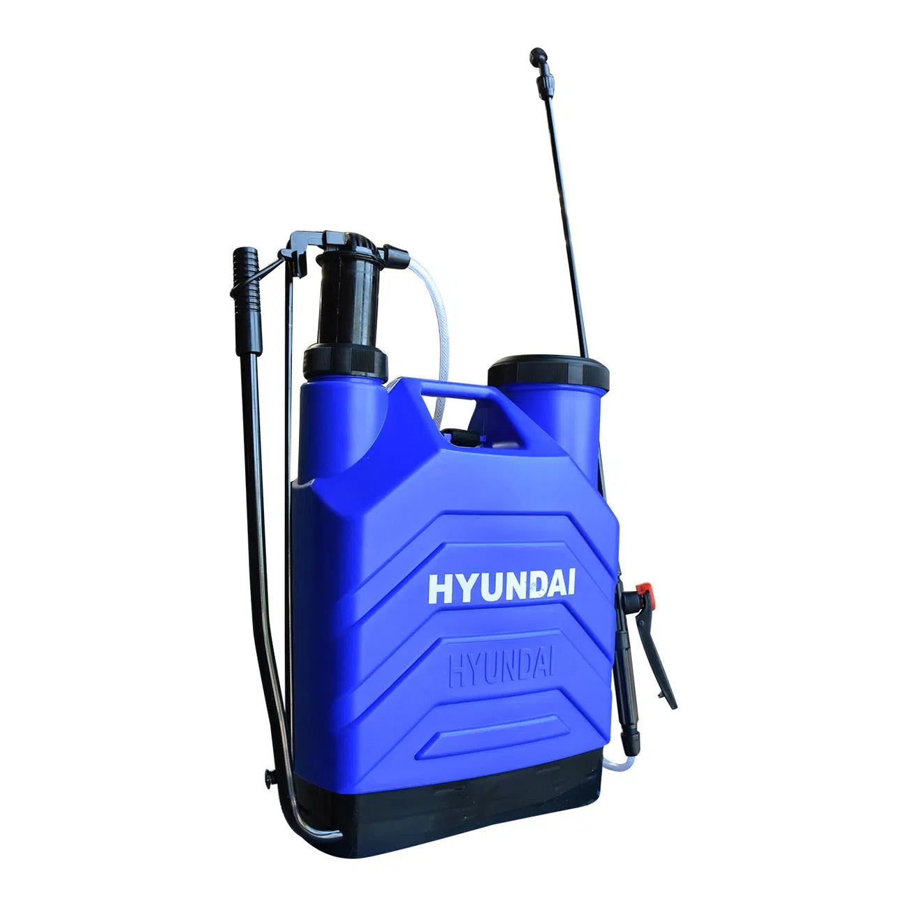 Fumigadora Aspersora 20L Doble Lanza Manual 87 Psi Sistema De Bombeo Cilindro/Piston Con Agitador HYUNDAI HYD2016XT