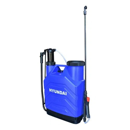 Fumigadora Aspersora 20L Doble Lanza Manual 87 Psi Sistema De Bombeo Cilindro/Piston Con Agitador HYUNDAI HYD2016XT