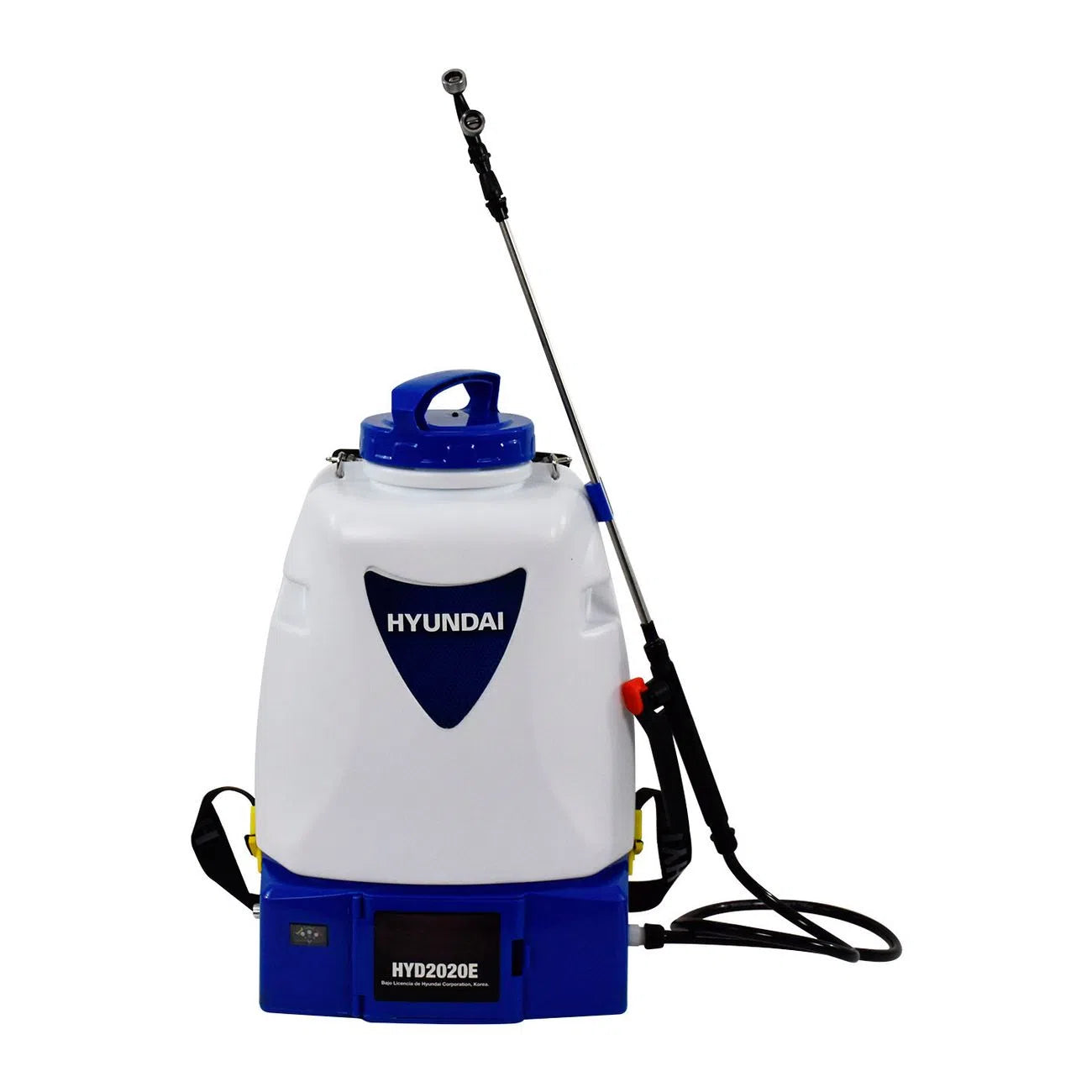 Fumigadora Aspersora 20L Electrica Lanza Expandible Batería Recargable 12v-12A Voltaje 110V/60 Hz HYUNDAI HYD2020E