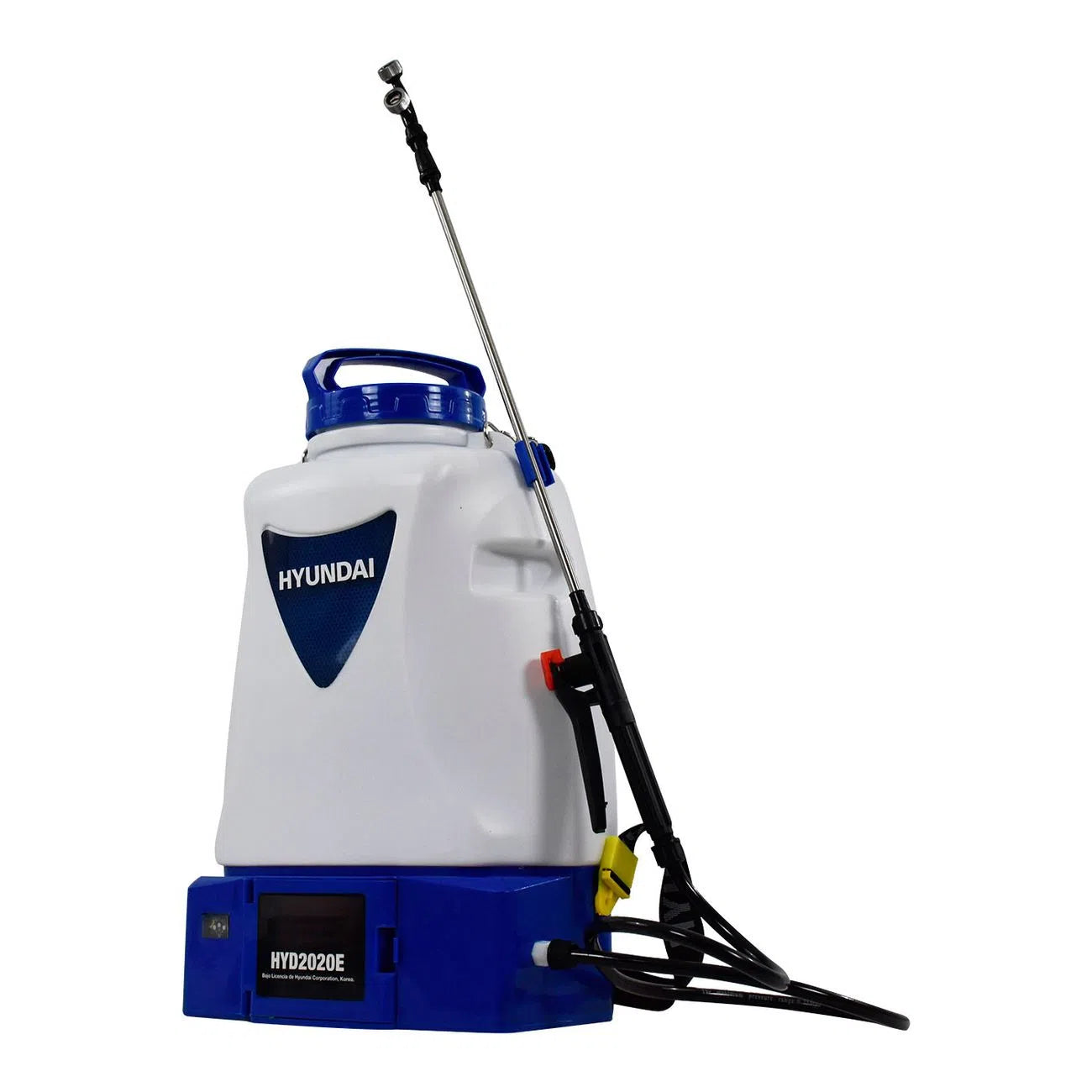 Fumigadora Aspersora 20L Electrica Lanza Expandible Batería Recargable 12v-12A Voltaje 110V/60 Hz HYUNDAI HYD2020E