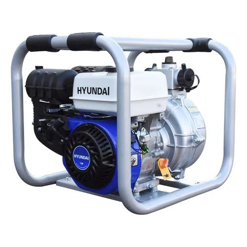 Motobomba Autocebante Alta Presion A Gasolina 7Hp 4 Tiempos Diametro De Succion Y Descarga 2" HYUNDAI HPWP552