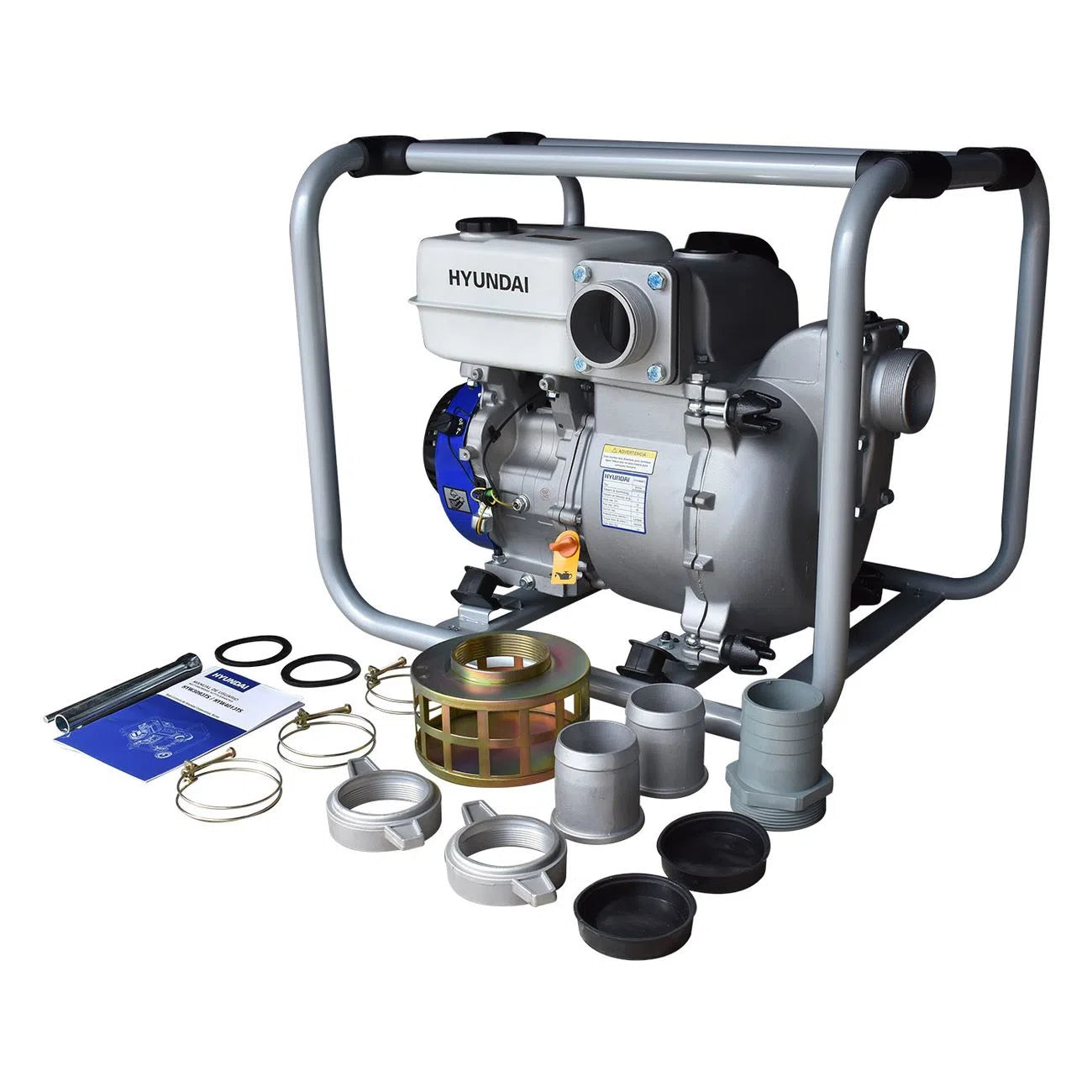 MotobombaTragasolidos A Gasolina 9.3Hp 4 Tiempos Diametro De Succion Y Descarga 3" HYUNDAI HYW3093TS