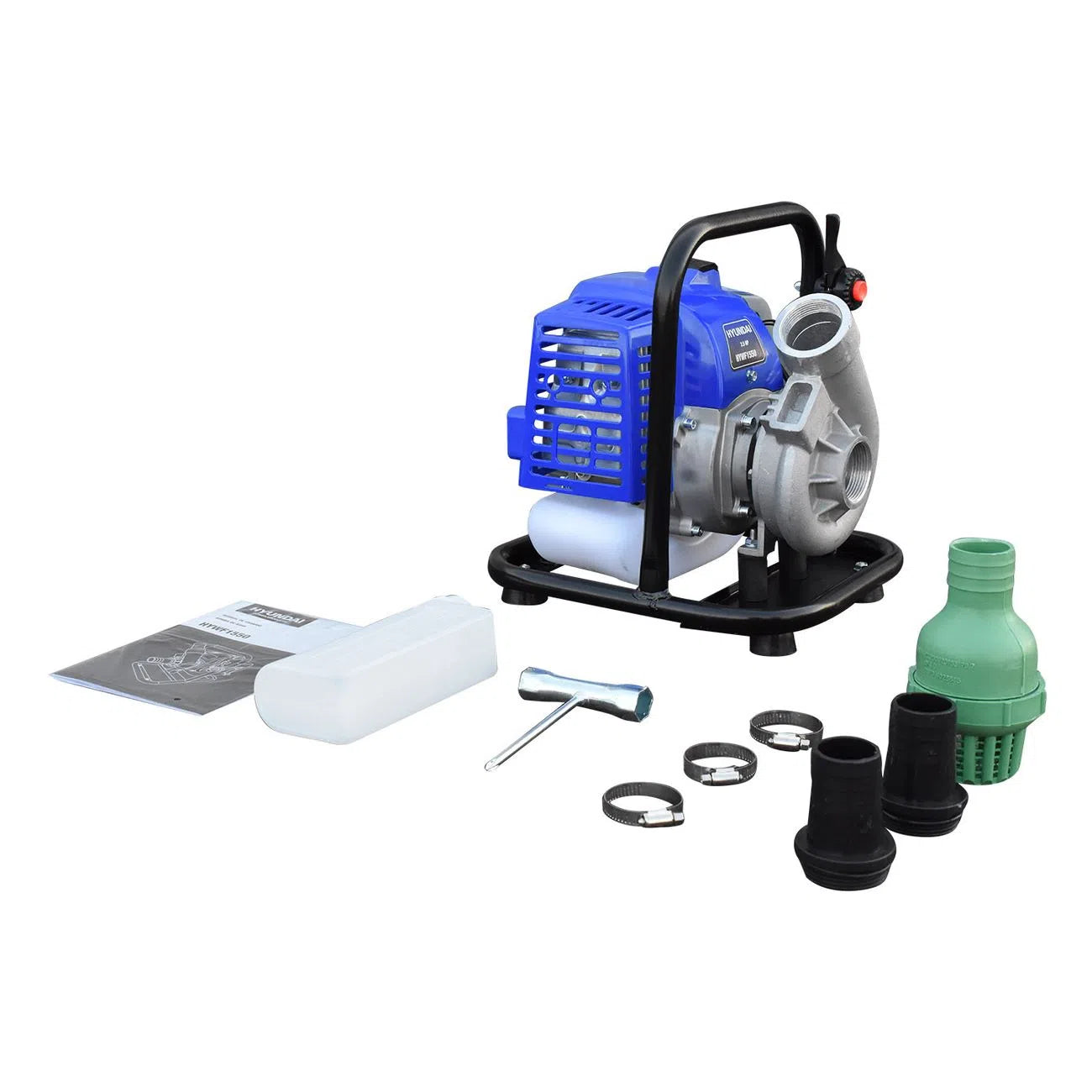 Motobomba Portatil A Gasolina 2.5Hp 2 Tiempos Diametro De Succion Y Descarga 1.5" HYUNDAI HYWF1550