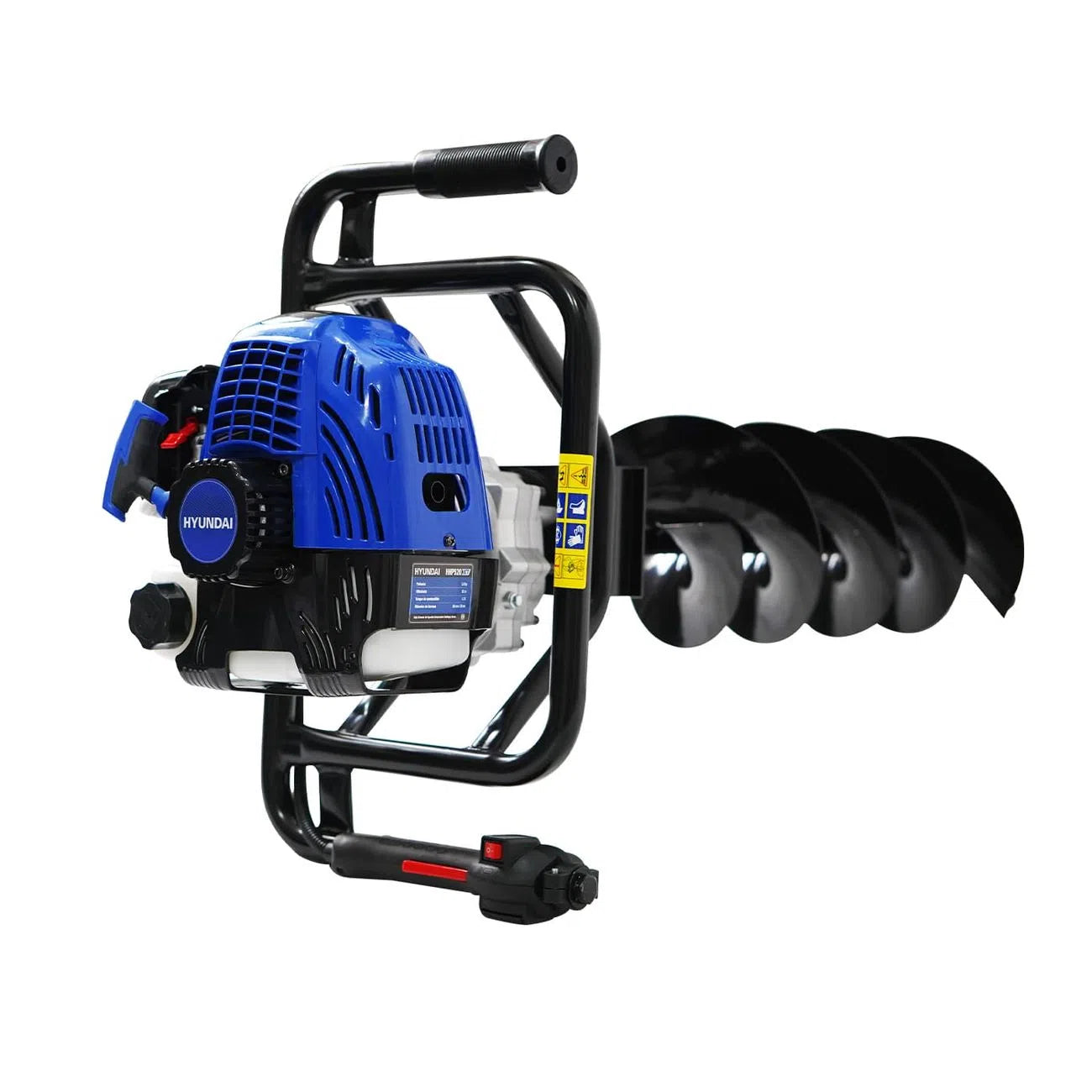Motoperforador Motor A Gasolina 2 Tiempos 2.5Hp 52CC Barreno Reforzado De 80X20CM HYUNDAI HHP520XT