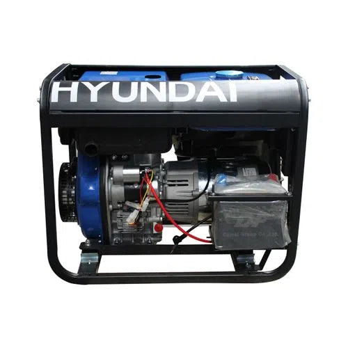 Generador Motor Diesel 10Hp Potencia Maxima 5500W Potencia Nominal 6000W 110V/220V HYUNDAI HYED600XT