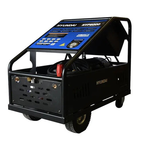 Hidrolavadora Eléctrica Con Motor De 20Hp Trifásico 220V De 5800Psi De Presi—n Incluye Dos Mangueras Y Dos Pistolas HYUNDAI HYP6000