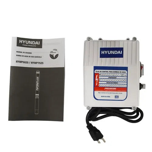 Bomba Sumergible Para Pozo De 1/2Hp Altura 62M Descarga 45L/Min Salida 1" HYUNDA HYWP5025