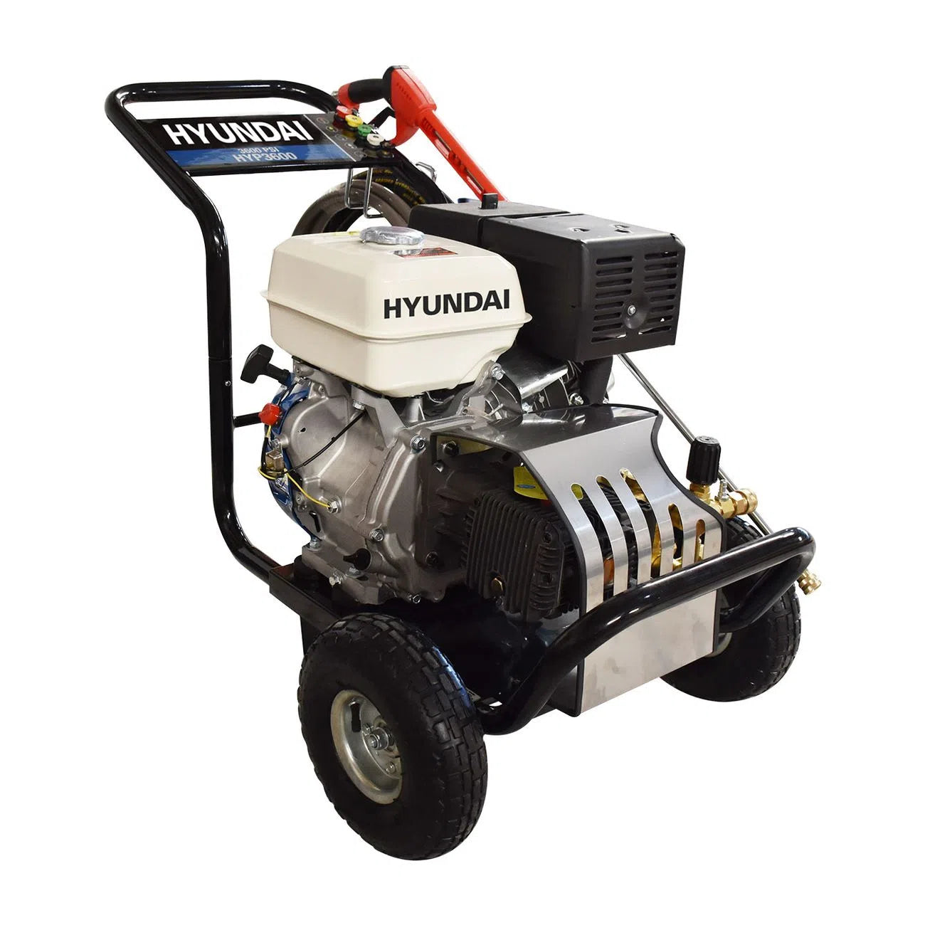 Hidrolavadora Con Motor A Gasolina De 13Hp Con 3600Psi De Presi—n Bomba Tripex Incluye Manguera Y Pistola HYUNDAI HYP3600