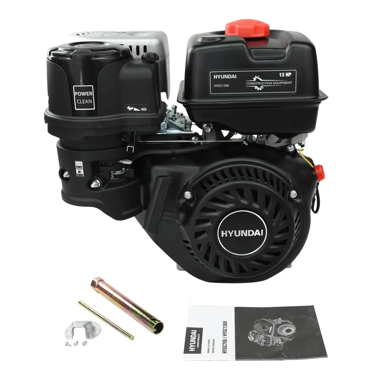 Motor A Gasolina Con Arranque Manual De 13Hp 389CC Cigue–al 1" 3600RPM HYUNDAI HYGC1300