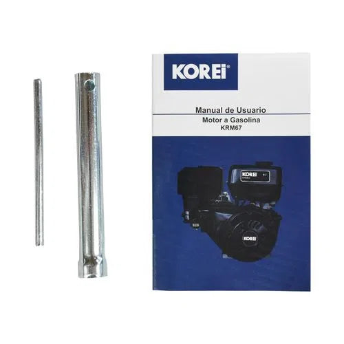 Motor A Gasolina De 4 Tiempos De 6.7HP KOREI KRM67