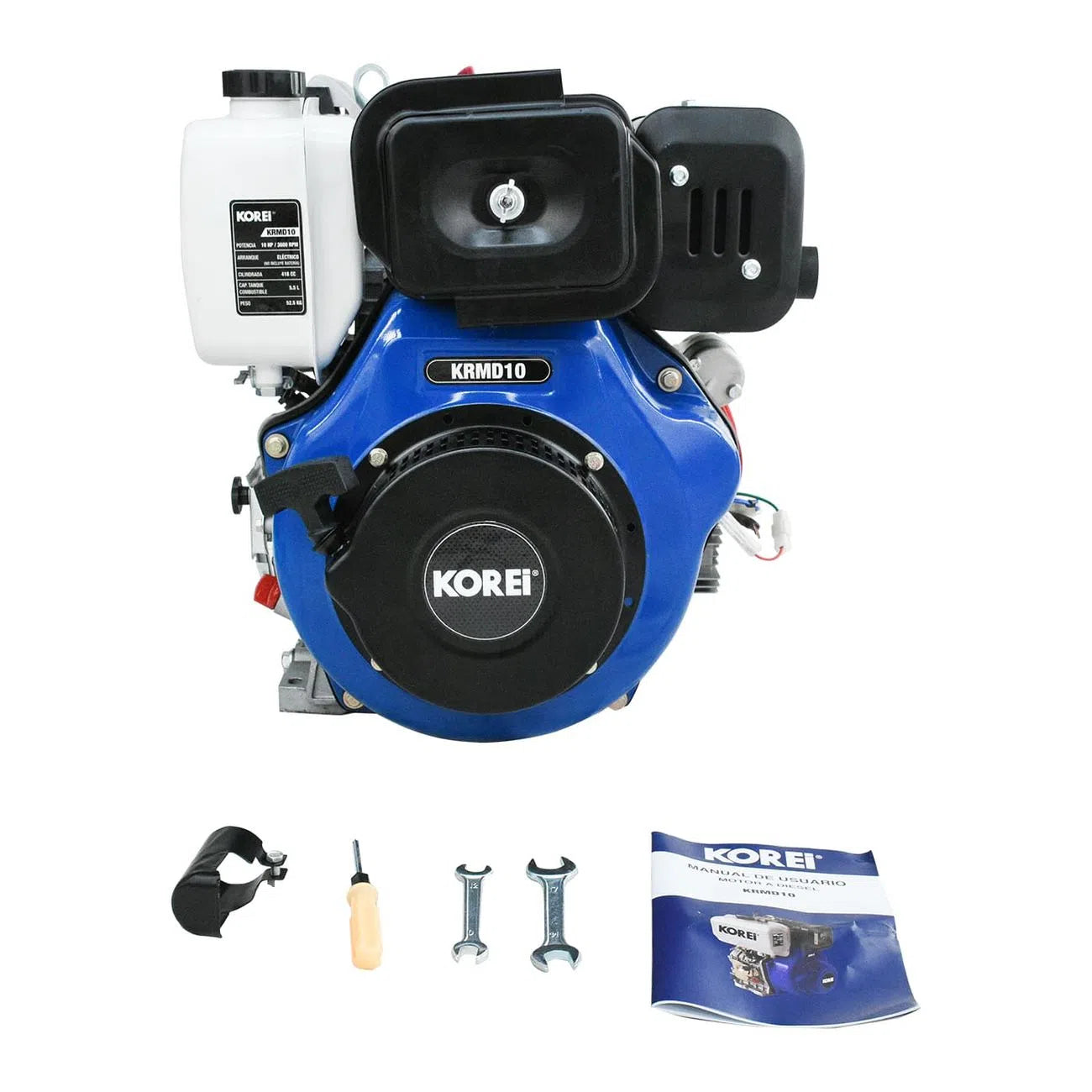 Motor A Diesel Arranque Manual/Electrico De 10HP KOREI KRMD10