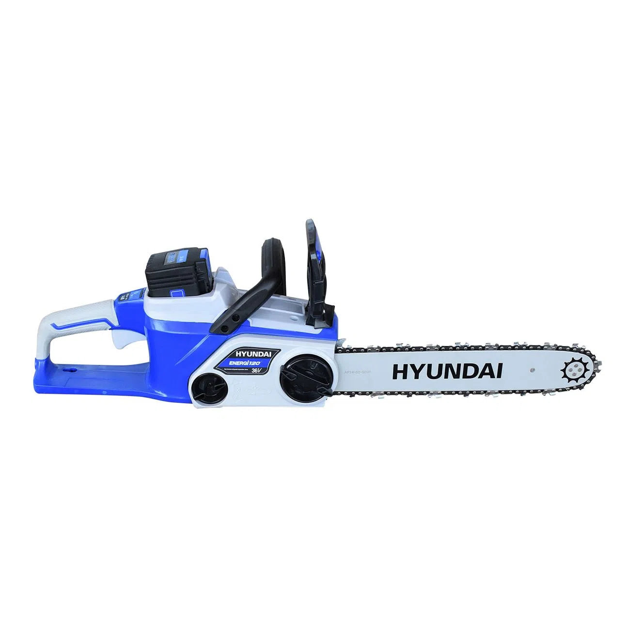 Motosierra De Bateria De Li-ion Voltaje 36V Li-ion Barra De 14" Cadena 3/8" HYUNDAI ENERGI120