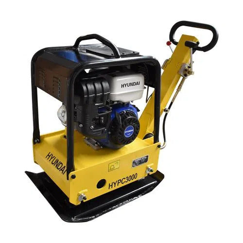 Placa Compactadora Motor A Gasolina De 9.3Hp Vibracion 4500 VPM Fuerza De Impacto 3000Kg HYUNDAI HYPC3000