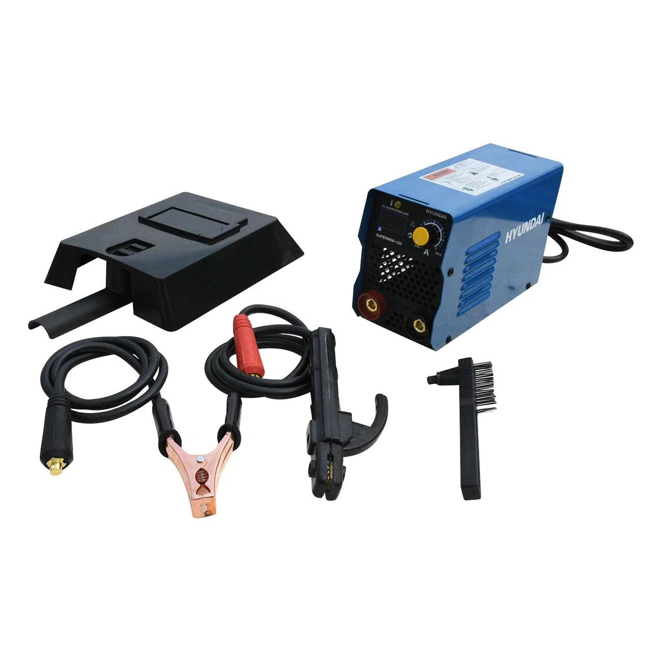 Soldadora Inverter 110V/100A 220V/120A 4.1/5.1Kva Electrodos 6011-6013-7018 HYUNDAI SUPERMINI-120
