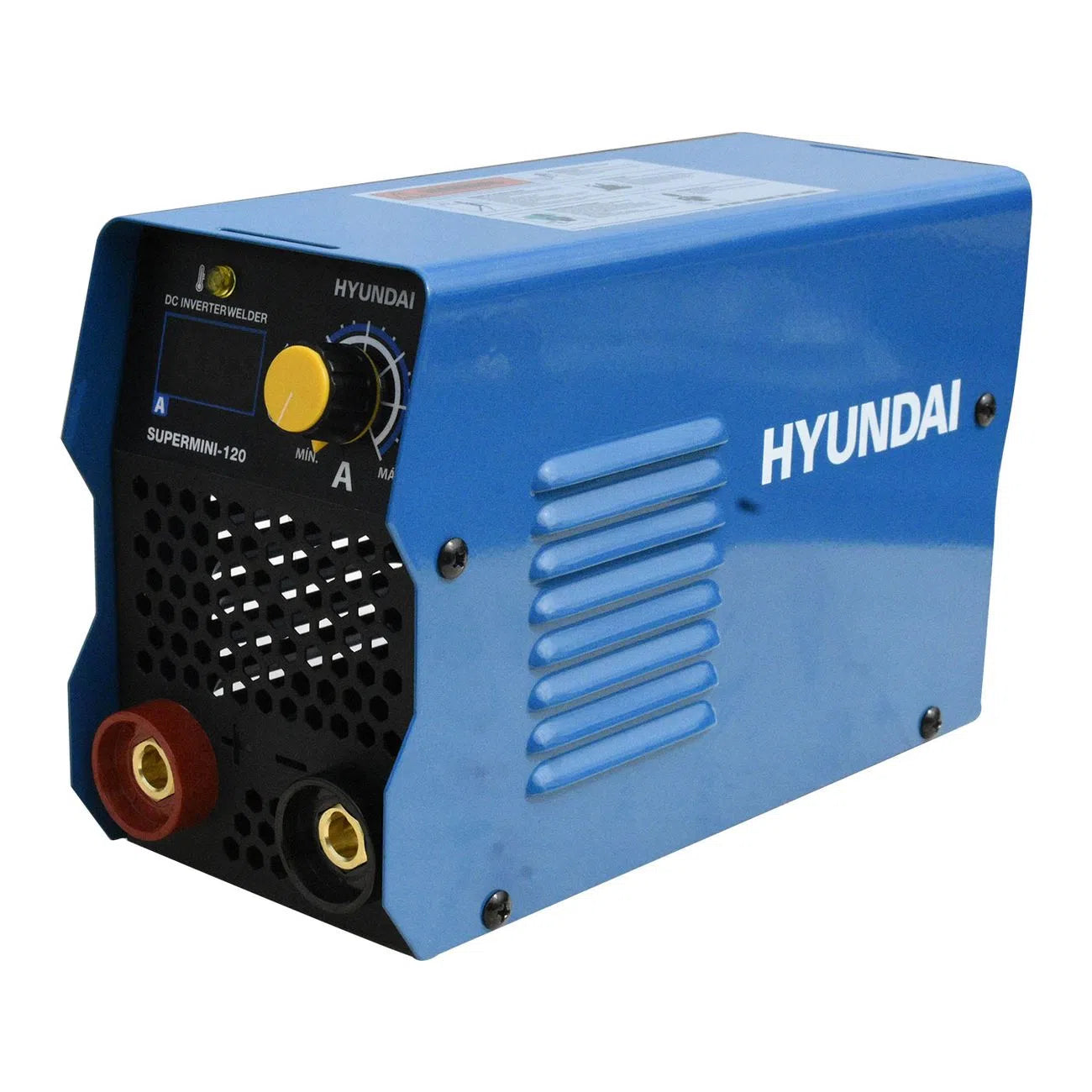 Soldadora Inverter 110V/100A 220V/120A 4.1/5.1Kva Electrodos 6011-6013-7018 HYUNDAI SUPERMINI-120