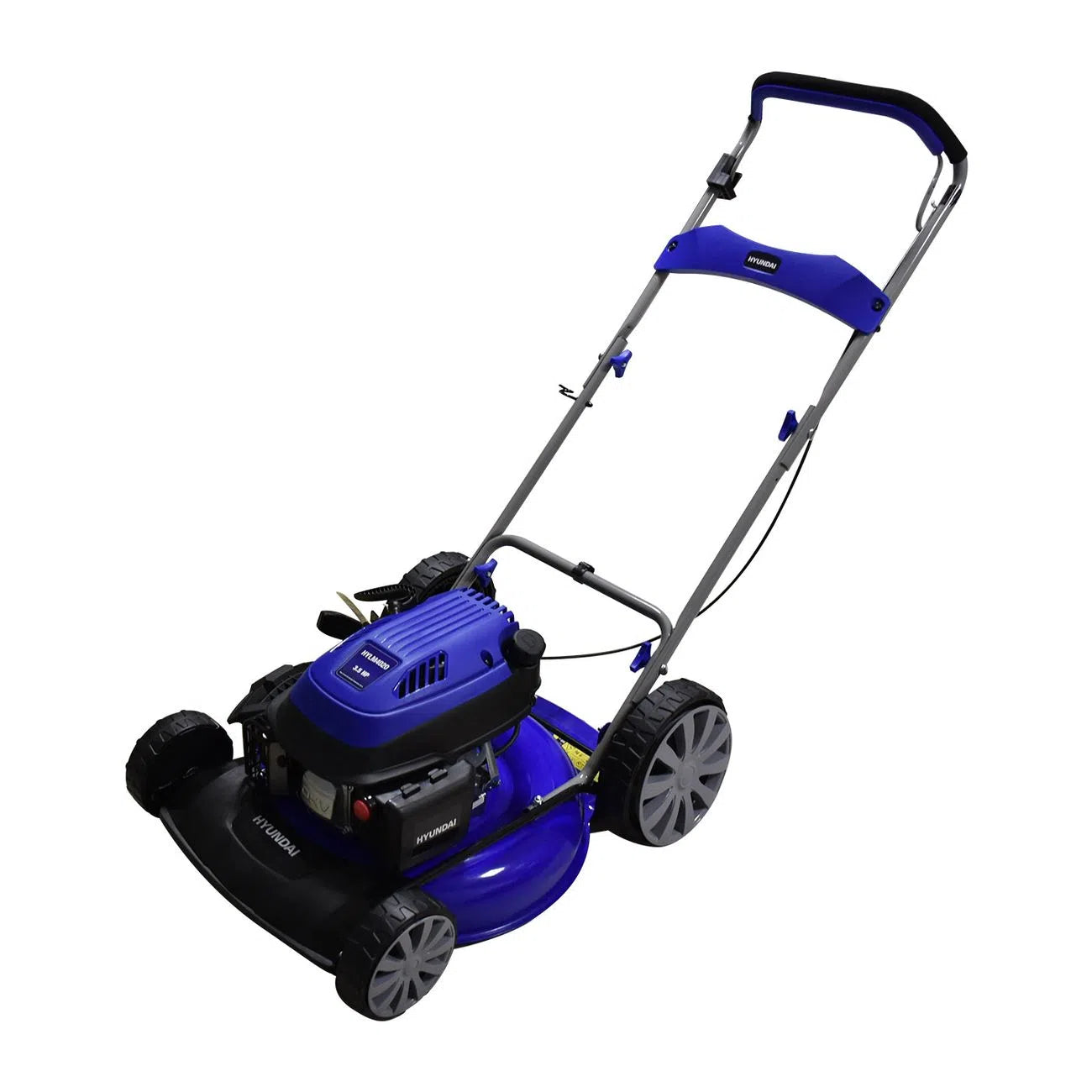 Podadora De Pasto Manual Corte De 20" Motor A Gasolina De 4 Tiempos 3.5Hp 139CC Elevador De 6 Posiciones Ruedas Delanteras De 7" Y Traseras De 10" HYUNDAI HYLM4020