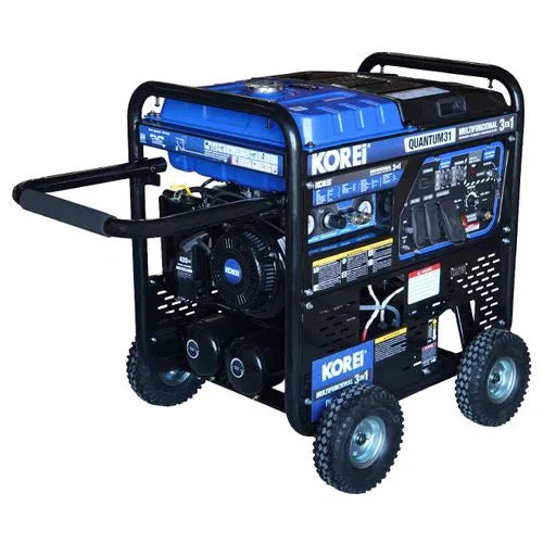 Generador 5500W Soldadora 200A Compresor De Aire 3 en 1 A Gasolina 14 Hp HYUNDAI QUANTUM31