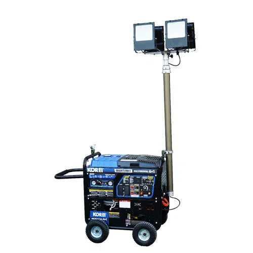 Generador 5500W Soldadora 200A Compresor De Aire Y Torre De Iluminaci—n 4 en 1 A Gasolina 14 Hp HYUNDAI QUANTUM41