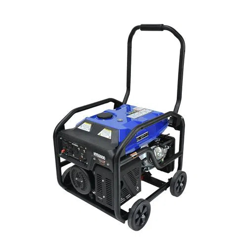 Generador Motor A Gasolina 13.1Hp Potencia Maxima 6000W Potencia Nominal 5500W 110V/220V HYUNDAI HYE6000