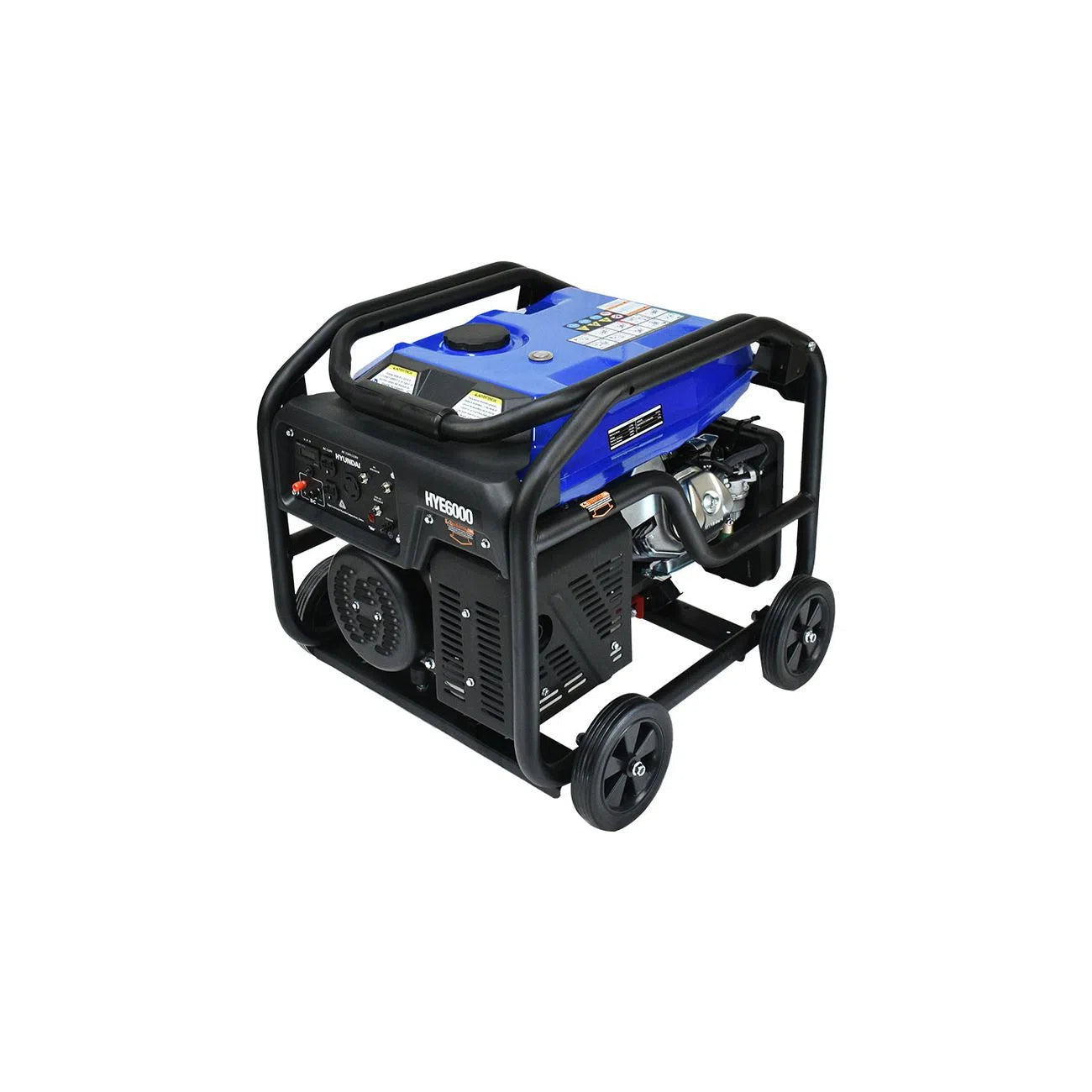 Generador Motor A Gasolina 13.1Hp Potencia Maxima 6000W Potencia Nominal 5500W 110V/220V HYUNDAI HYE6000