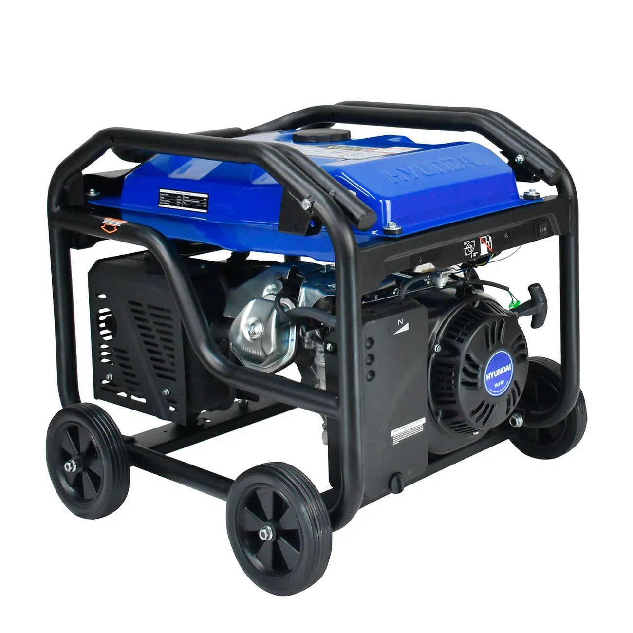 Generador Motor A Gasolina 15Hp Potencia Maxima 7200W Potencia Nominal 6500W 110V/220V HYUNDAI HYE7250