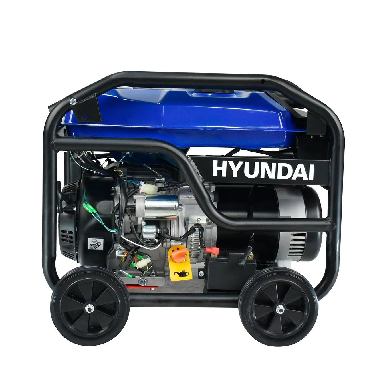 Generador Motor A Gasolina 15Hp Potencia Maxima 7200W Potencia Nominal 6500W 110V/220V HYUNDAI HYE7250
