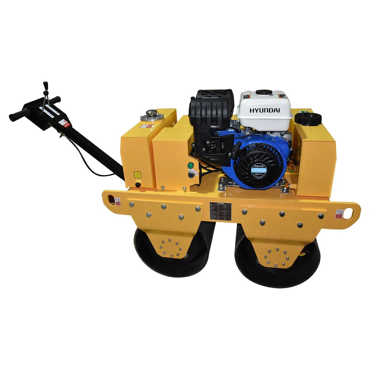 Rodillo Vibrador De Dos Cilindros Motor A Gasolina De 13Hp Fuerza De Compactacion 2000Kg Transmision Hidraulica HYUNDAI HYRV800
