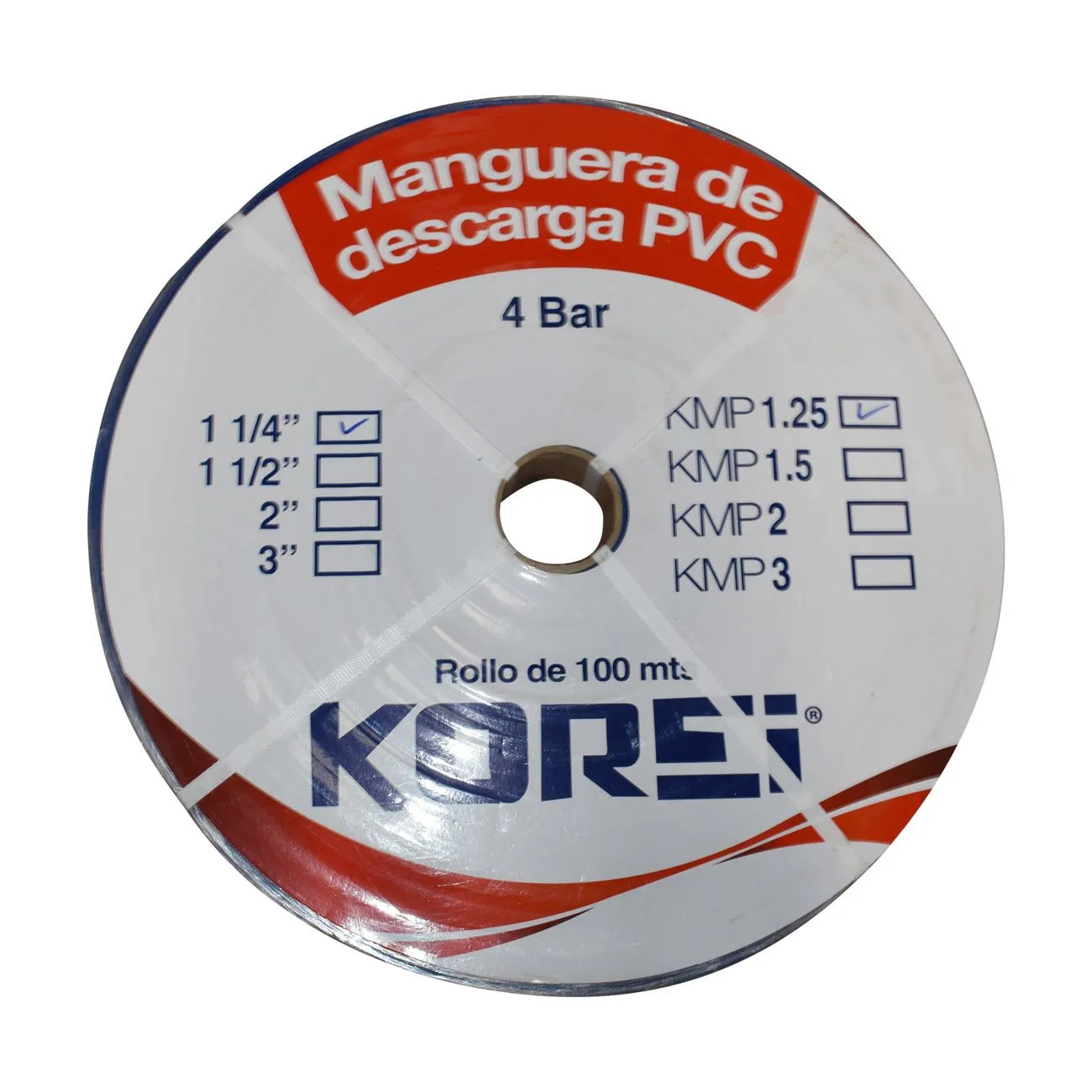 Manguera Plana De Descarga De 1.25 Pulgadas De 100M KOREI KMP1.25